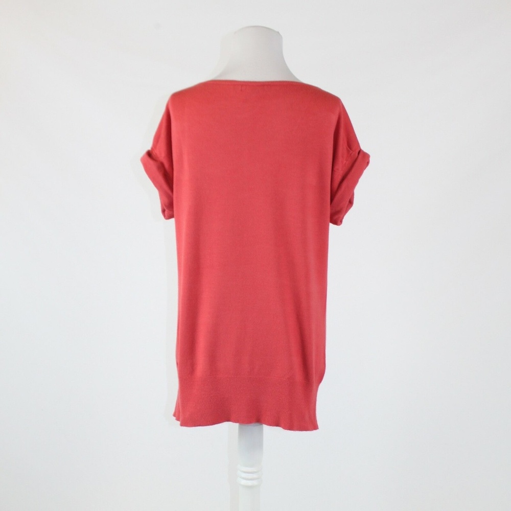 Salmon pink THE LIMITED scoop neck sweater M - Picture 7 of 8